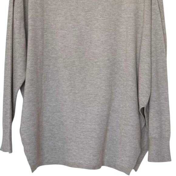 MNG Mango Mock Neck Slouchy Knit Long Sleeve Sweater Oversized Size Small - Picture 8 of 12